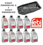 FOR BMW 335D E91 AUTO TRANSMISSION SERVICE KIT 9L OIL & FILTER KIT