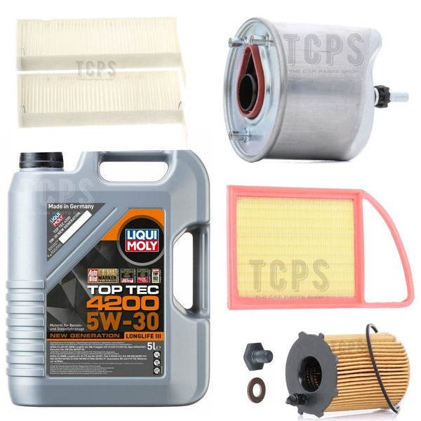 FULL SERVICE KIT FOR CITROEN DS4 1.6 E-HDI MK1 WITH 4L CASTROL 5W30 C2 OIL