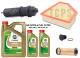 FOR BMW 3 SERIES 330D M SPORT G20 SERVICE KIT FUEL AIR OIL & CASTROL EDGE