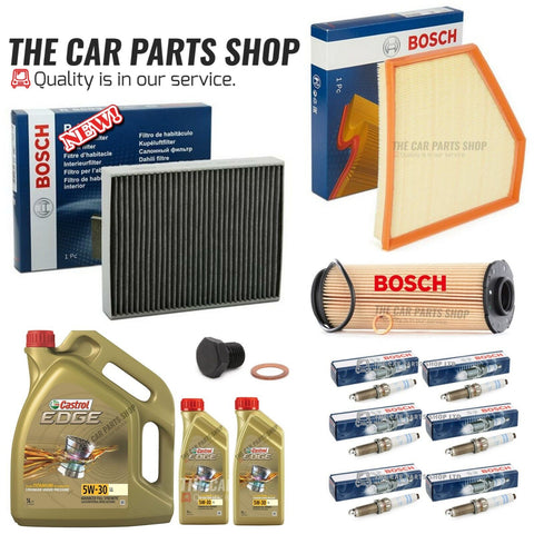 FOR BMW 440i MSPORT F33 COMPLETE SERVICE KIT WITH CASTROL EDGE 7L