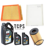FOR JAGUAR XE 2.0D R-SPORT MK1 SERVICE KIT 7L FUCHS AND 3 NEW FILTERS