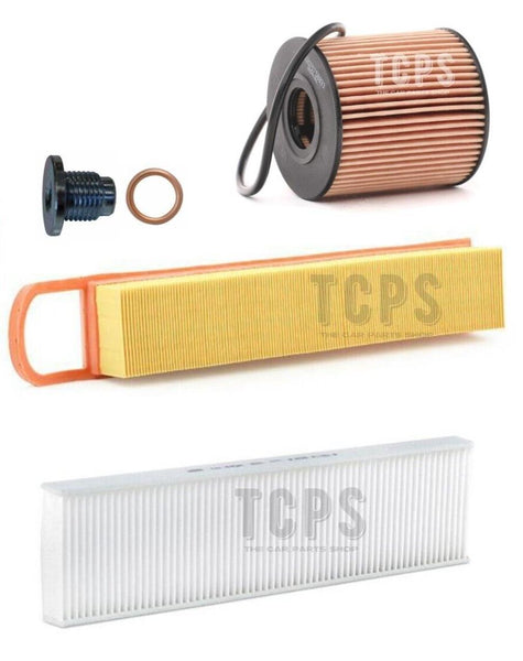 FOR PEUGEOT 207 SPORT MK1 SERVICE KIT OIL AIR CABIN PLUG