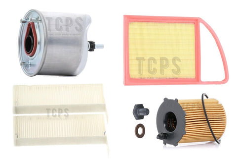 TO FIT CITROEN DS4 1.6 HDI DSTYLE SERVICE KIT ALL FOUR FILTERS AND SUMP PLUG