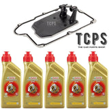 FOR MERCEDES A180 CDI GEARBOX SERVICE KIT PREMIUM CASTROL DUAL 5L & NEW FILTER