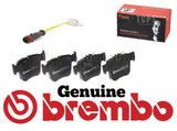 FOR MERCEDES GLC 250D W253 BREMBO REAR BRAKE PADS SET AND SENSOR