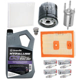 FOR SEAT IBIZA 1.2 TSI 2015+ MK4 FULL SERVICE KIT WITH NGK PLATINUM PLUGS X4