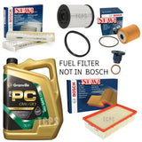 FOR VAUXHALL VIVARO 1.5 TURBO MK2 BOSCH SERVICE KIT OIL AIR FUEL CABIN 5L 0W20