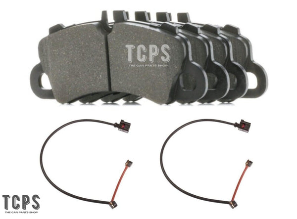 FOR PORSCHE CAYENNE 4.0 V8 959 FRONT BRAKE PADS SET AND TWO SENSORS