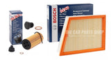 FOR BMW 118i MSPORT F40 BOSCH OIL FILTER AIR FILTER SUMP PLUG SERVICE KIT