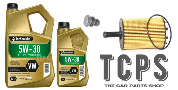 FOR AUDI TT 3.2 V6 MK2 SERVICE KIT OIL FILTER + 6L TECHNOLUBE 5W30 KIT