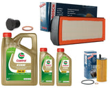 FITS BMW X5 M50D F15 BOSCH SERVICE KIT NEW BOSCH AIR OIL FILTER 7L CASTROL EDGE