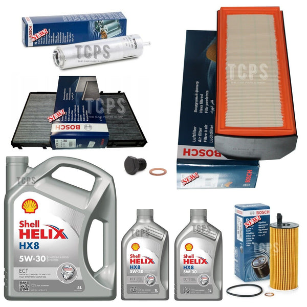 FITS BMW X5 M50D F15 FULL BOSCH SERVICE KIT SHELL HX8 7LTR & BOSCH COMPLETE KIT