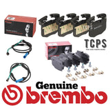 FOR BMW X5 M50D G05 BREMBO FRONT AND REAR BRAKE PADS WITH 2 SENSORS NEW