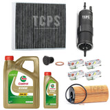 FOR BMW 420i F36 2013-2020 6L CASTROL (NO AIR FILTER INCLUDED)  & NGK PLUGS