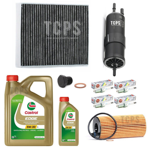 FOR BMW 420i F36 2013-2020 6L CASTROL (NO AIR FILTER INCLUDED)  & NGK PLUGS