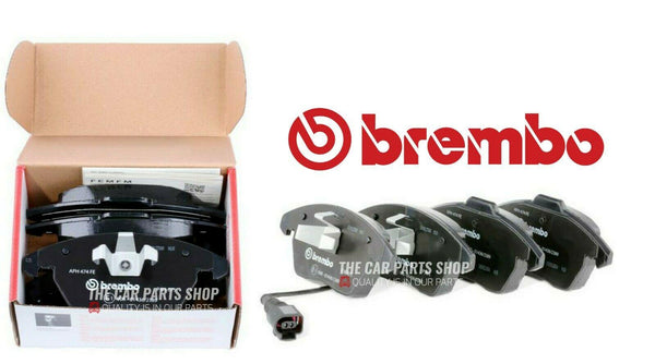 FITS VW EOS 2.0 TDI MK1 NEW BREMBO FRONT BRAKE PADS WITH ATTACHED SENSOR