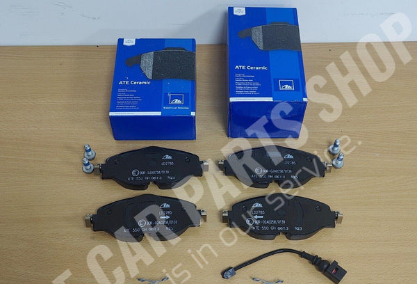 FOR AUDI S3 8V ATE CERAMIC BRAKE PADS FRONT AXLE WITH SENSOR AND SCREWS