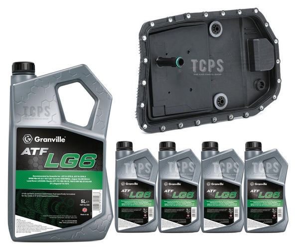 FOR JAGUAR XF 2.2 D SPORT MK1 GEARBOX SERVICE KIT 9L TRANSMISSION FLUID & FILTER