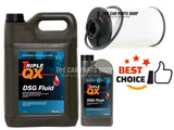 FOR SKODA SUPERB 2.0 TDI MK3 6-speed DSG GEARBOX SERVICE KIT TRIPLE QX DCT FLUID