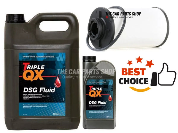 FOR SKODA SUPERB 2.0 TDI MK3 6-speed DSG GEARBOX SERVICE KIT TRIPLE QX DCT FLUID