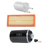 FOR SKODA OCTAVIA RS 2.0 TFSI 2005-13 AIR OIL FUEL FILTERS SERVICE KIT & PLUG
