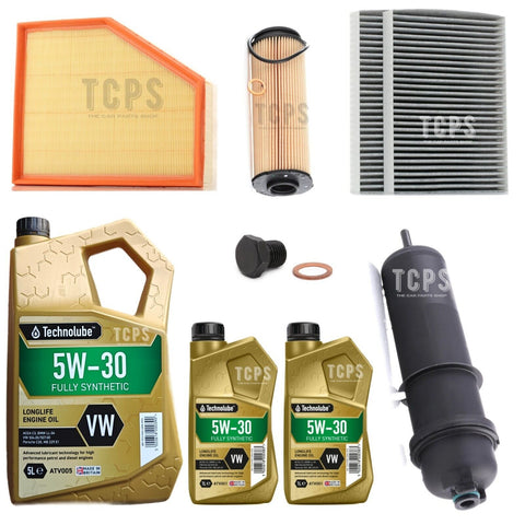 FOR BMW 530d 3.0 G30 2016+ FULL SERVICE KIT WITH 7L TECHNOLUBE & FULL KIT