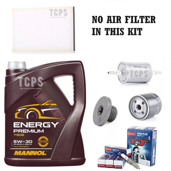 FITS VAUXHALL ASTRA 2.2 G MK4 SERVICE KIT DENSO SPARK PLUGS (minus air filter)