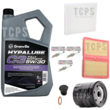 FOR AUDI A3 1.0 TFSI 8V MK3 FULL SERVICE KIT 5L 5W30 OIL + FILTERS + 3 NGK PLUGS