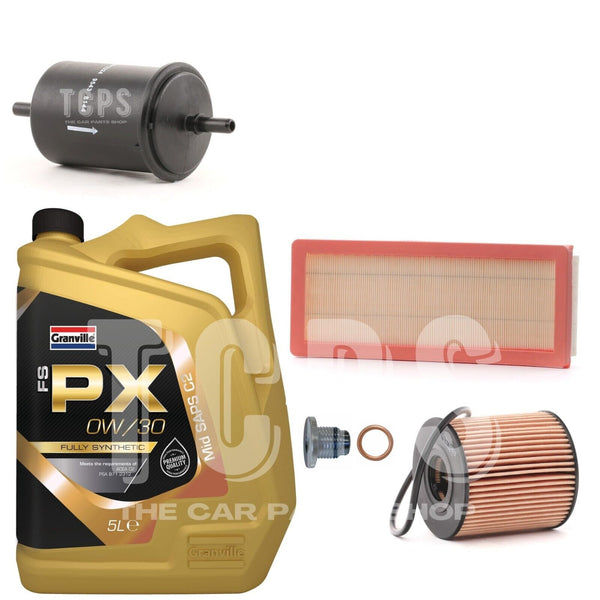 FOR CITROEN DS3 1.6 2009-2016 TECHNOLUBE SERVICE KIT WITH 3 NEW FILTERS AS SHOWN