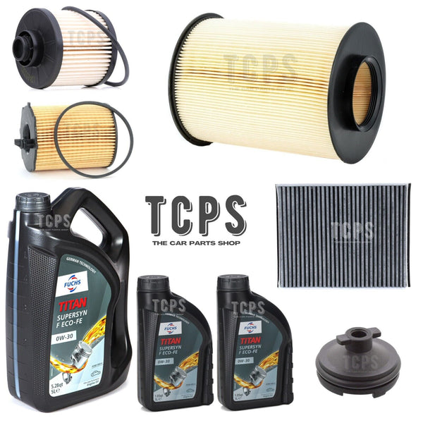 FOR FORD TRANSIT CONNECT 1.5 TDCI MK2 7L 0W30 & COMPLETE FILTER KIT & PLUG