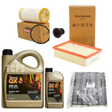 FOR SKODA KODIAQ 2.0 TSI MK1 GENUINE SERVICE KIT & 6L 0W20 TRIPLE QX