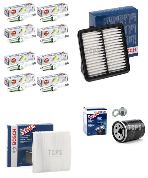 FITS HONDA JAZZ FIT HYBRID BOSCH SERVICE KIT 8 X NGK PLUGS + AIR OIL POLLEN