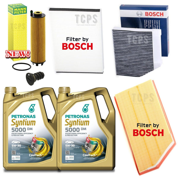 FOR MERCEDES ECLASS E53 AMG W213 BOSCH SERVICE KIT WITH 10L PETRONAS