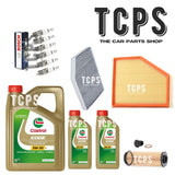 FITS BMW X3 M40i G01 NEW FULL SERVICE FILTER KIT WITH 7L CASTROL & BOSCH PLUGS