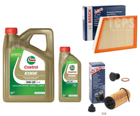 FOR BMW 1 SERIES 118I SPORT F40 BOSCH SERVICE KIT WITH 5L 0W20 CASTROL OIL