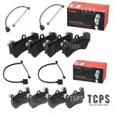 FITS PORSCHE CAYENNE 3.0 TDI 957 BREMBO FRONT & REAR BRAKE PADS WITH 4 SENSORS