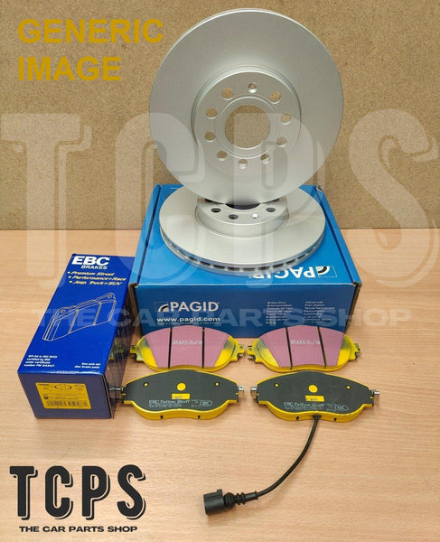 FOR AUDI Q5 2.0 TDI MK1 PAGID REAR DISCS 300MM WITH REAR EBC RACING PADS