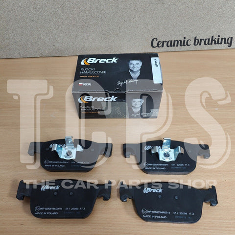 FITS VOLVO V60 MK2 2.0 T4 POLESTAR 19-21 BRECK CERAMIC FRONT BRAKE PADS SET NEW