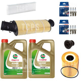 FOR PORSCHE 	911 CARRERA 3.0 2011+ 8L CASTROL AIR OIL CABIN PLUGS SERVICE KIT