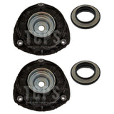 FOR AUDI A3 1.4 E-TRON MK3 8V 14-20 FRONT STRUT TOP MOUNTS PAIR WITH BEARINGS