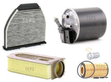 AIR OIL POLLEN FUEL FULL SERVICE FILTER KIT FOR MERCEDES C250 2.2 DIESEL C204