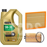 FOR VAUXHALL VECTRA VVT MK2 1.8 2002-2009 5L 5W30 AIR  & OIL FILTER SERVICE KIT