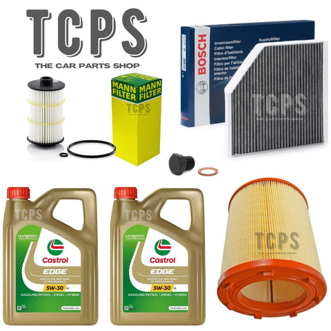 FOR AUDI RS6 4.0 TFSI MK4  SERVICE KIT 10L CASTROL WITH OIL AIR POLLEN FILTER