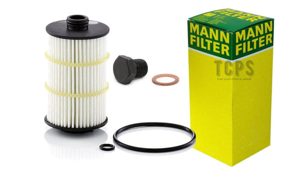 FOR AUDI RS6 4.0 TFSI MK4 MANN OIL FILTER AND NEW SUMP PLUG