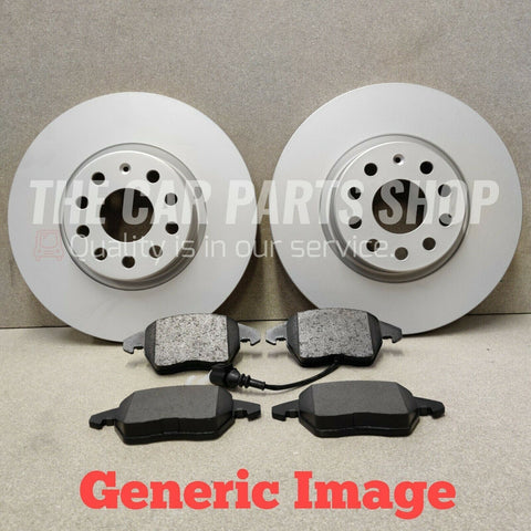 FOR BMW 318D G20 COATED FRONT BRAKE DISCS 294MM & BRAKE PADS & SENSOR