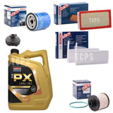FOR PEUGEOT 3008 2.0 HDI 2016+ 5L 0W30 BOSCH AIR OIL CABIN FUEL SERVICE KIT PACK