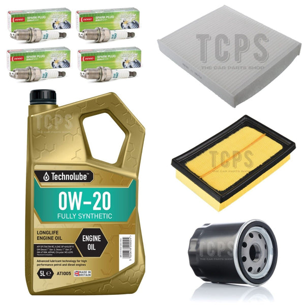 FOR TOYOTA YARIS 1.5 HYBRID FULL SERVICE KIT WITH DENSO PLUGS AND FILTERS KIT