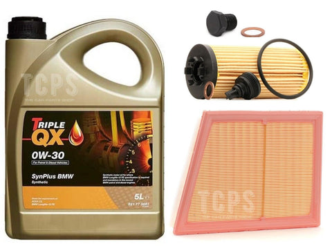 FOR MINI COOPER CLASSIC 1.5 F55 SERVICE KIT 5L 0W30 & AIR OIL SUMP PLUG