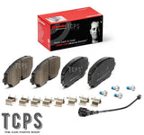 FITS VW TIGUAN R 2.0 TSI MK2 BREMBO FRONT BRAKE PADS SET WITH SENSOR