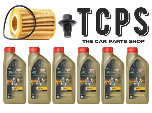 FOR RANGE ROVER SPORT 3.0 TD L494 2013+ SERVICE KIT 6L CASTROL C1 + OIL FILTER